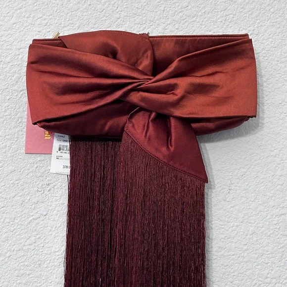 NEW Cult Gaia Banu Mini Fringe Clutch Topaz Quiet Luxury $458 Whimsical Ethereal - Picture 5 of 9